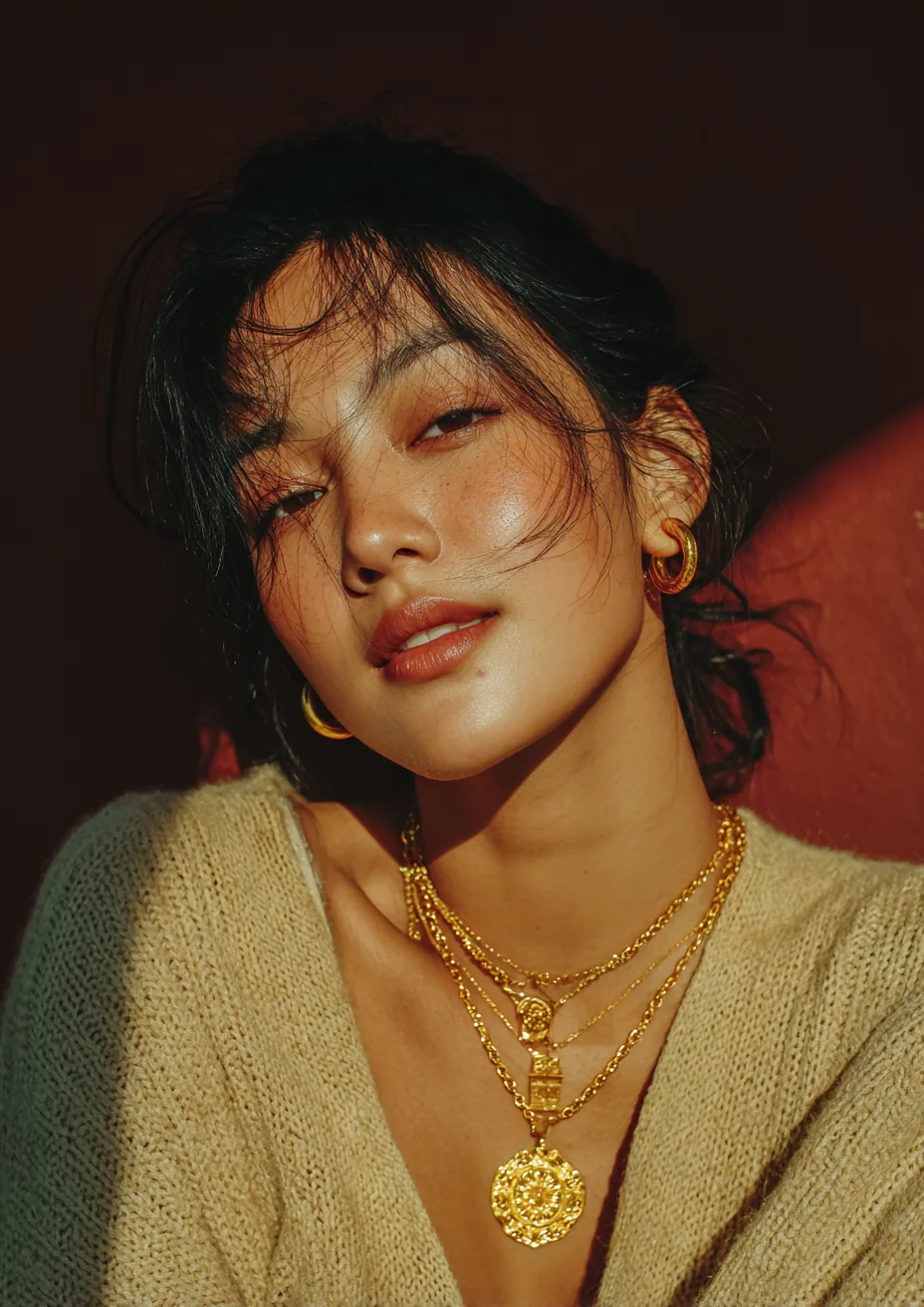Women wearing everyday statement jewelry