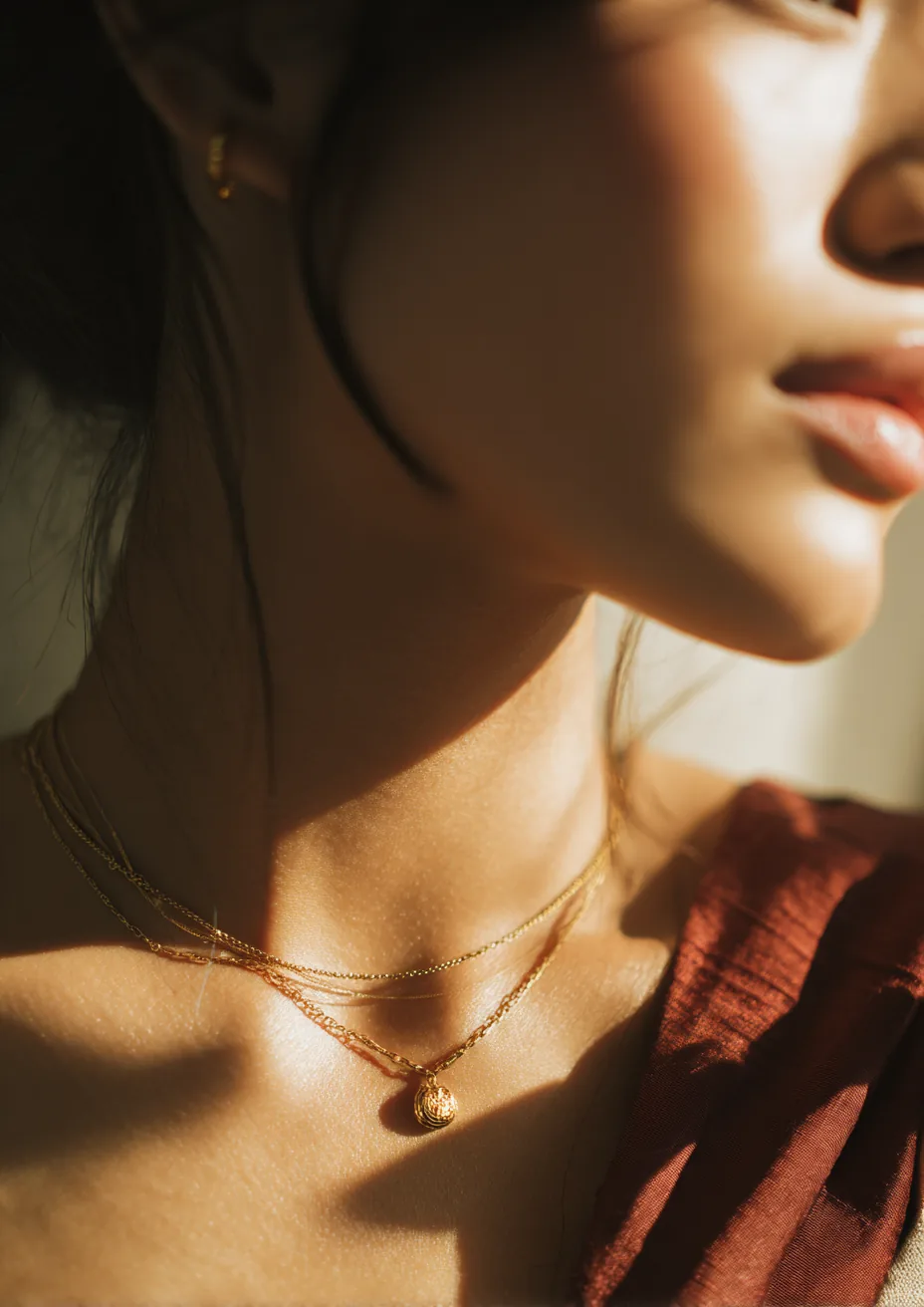 Jewelry in soft daylight